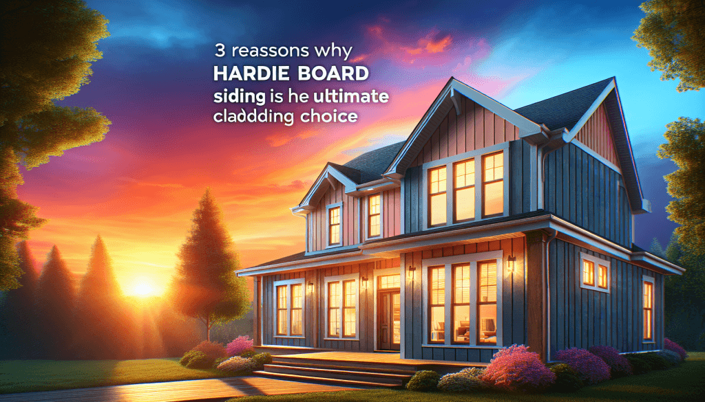 Read more about the article 3 Reasons Why Hardie Board Siding is the Ultimate Exterior Cladding Choice
